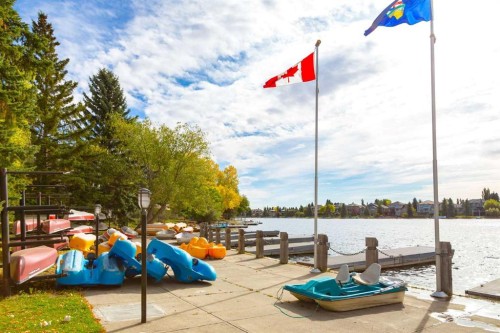 76 Sunmount Road Se, Calgary, AB - Outdoor With Body Of Water With View