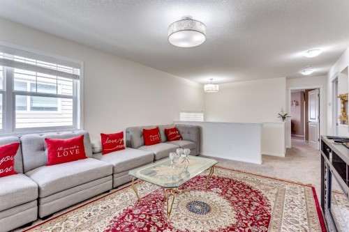 379 Skyview Shores Manor Ne, Calgary, AB - Indoor Photo Showing Living Room