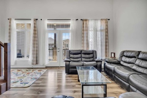 44 Cityside Rise Ne, Calgary, AB - Indoor Photo Showing Living Room