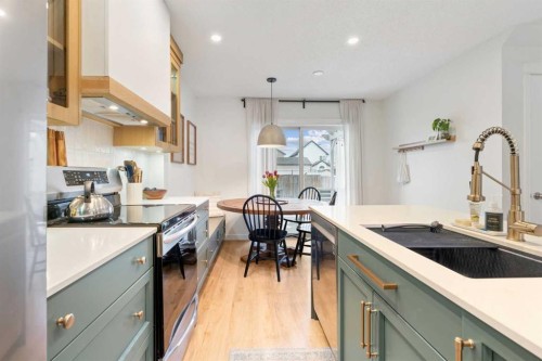 46 Prestwick Rise Se, Calgary, AB - Indoor Photo Showing Kitchen With Upgraded Kitchen