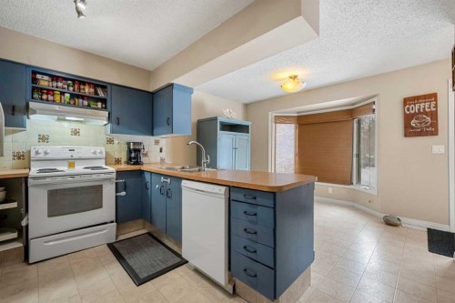 83 Deerbow Place Se, Calgary, AB - Indoor Photo Showing Kitchen With Double Sink