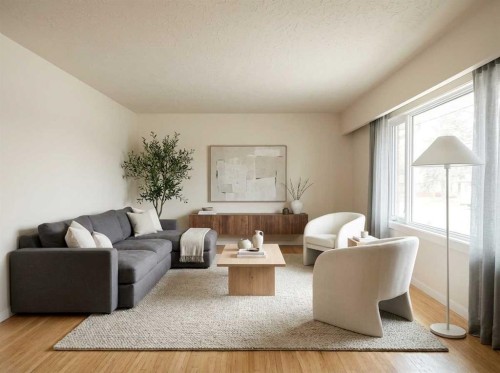3203 9 Street Nw, Calgary, AB - Indoor Photo Showing Living Room