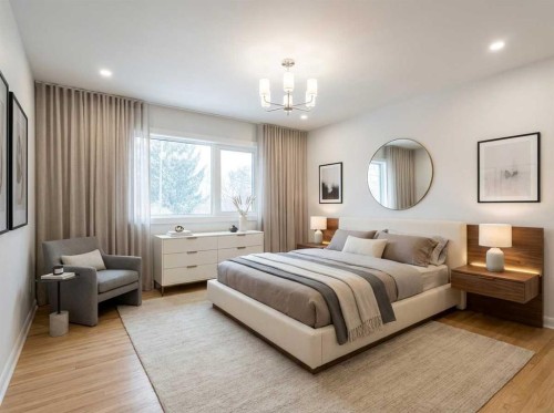 3203 9 Street Nw, Calgary, AB - Indoor Photo Showing Bedroom