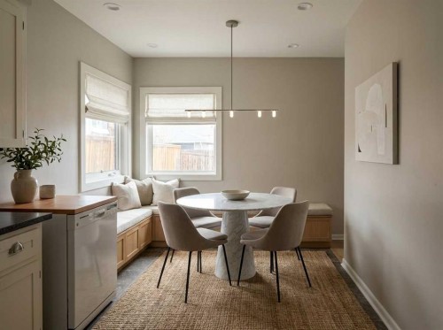 3203 9 Street Nw, Calgary, AB - Indoor Photo Showing Dining Room