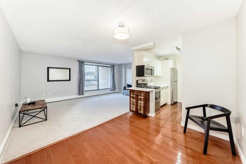 308-718 12 Avenue Sw, Calgary, AB - Indoor Photo Showing Kitchen