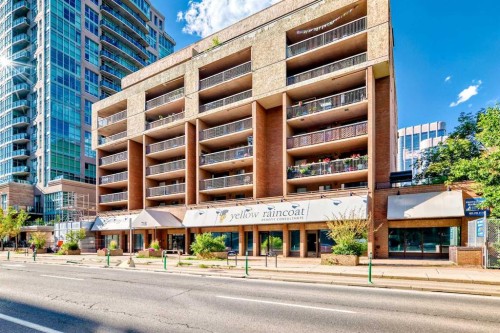 308-718 12 Avenue Sw, Calgary, AB - Outdoor With Balcony With Facade