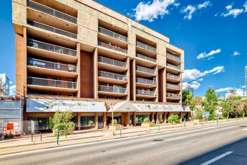 308-718 12 Avenue Sw, Calgary, AB - Outdoor With Balcony