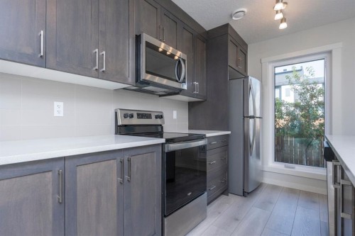 412 Seton Circle Se, Calgary, AB - Indoor Photo Showing Kitchen