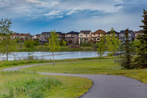 79 Copperfield Court Se, Calgary, AB - Outdoor With Body Of Water With View