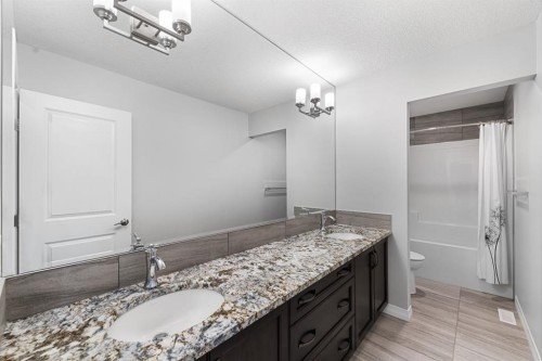 308 Lucas Way Nw, Calgary, AB - Indoor Photo Showing Bathroom
