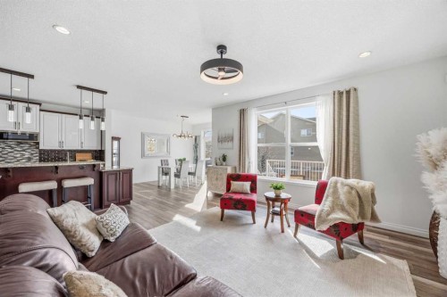 30 Ranchers Crescent, Okotoks, AB - Indoor Photo Showing Living Room