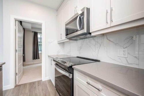 3103-80 Greenbriar Place Nw, Calgary, AB - Indoor Photo Showing Kitchen With Upgraded Kitchen