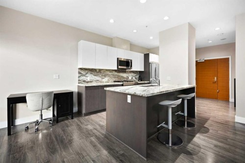 574 Riverfront Lane Se, Calgary, AB - Indoor Photo Showing Kitchen With Upgraded Kitchen