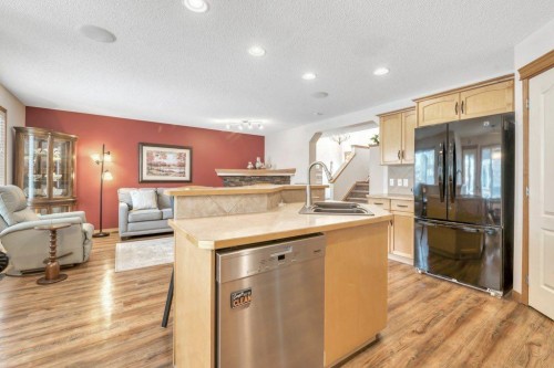 187 Brightondale Crescent Se, Calgary, AB - Indoor Photo Showing Kitchen With Double Sink