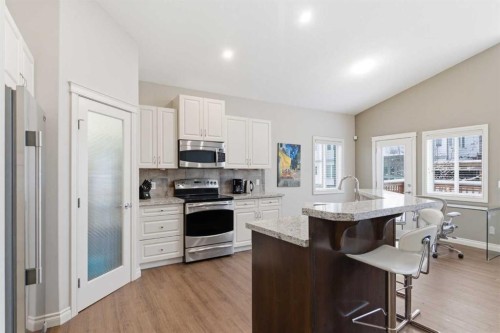 1151 Westmount Drive, Strathmore, AB - Indoor Photo Showing Kitchen With Stainless Steel Kitchen