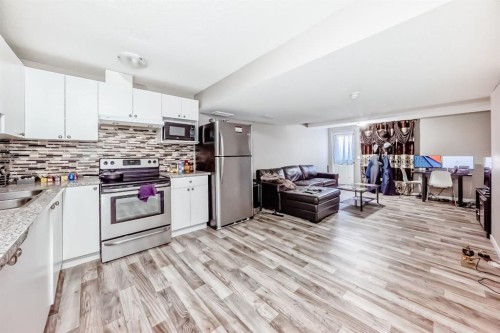 36 Red Embers Row Ne, Calgary, AB - Indoor Photo Showing Kitchen With Upgraded Kitchen