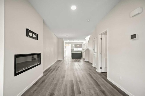 1224 Cornerstone Boulevard Ne, Calgary, AB - Indoor With Fireplace