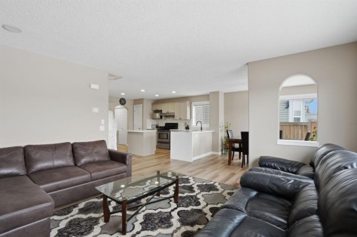 235 Coville Close Ne, Calgary, AB - Indoor Photo Showing Living Room