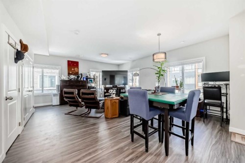294 Canals Crossing Sw, Airdrie, AB - Indoor Photo Showing Dining Room