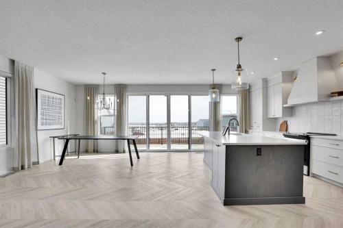 195 Lucas Common Nw, Calgary, AB - Indoor Photo Showing Kitchen With Upgraded Kitchen