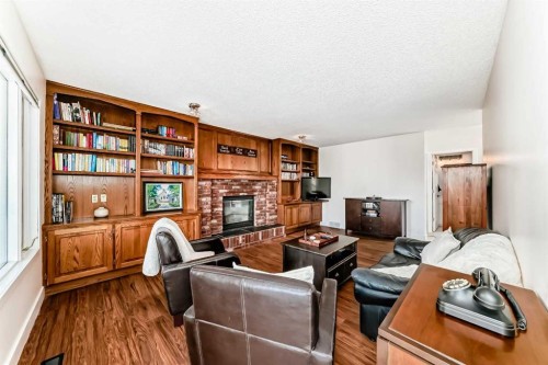 320 Sunmills Drive Se, Calgary, AB - Indoor With Fireplace