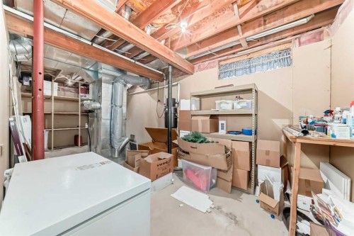 320 Sunmills Drive Se, Calgary, AB - Indoor Photo Showing Basement