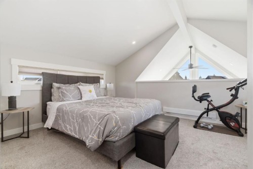212 Cottageclub Crescent, Rural Rocky View County, AB - Indoor Photo Showing Bedroom