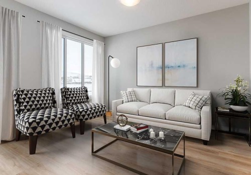 320 Edgefield Close, Strathmore, AB - Indoor Photo Showing Living Room