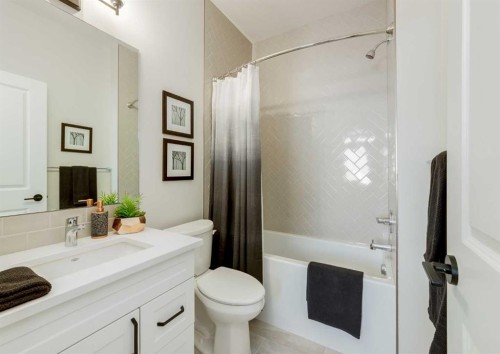 320 Edgefield Close, Strathmore, AB - Indoor Photo Showing Bathroom