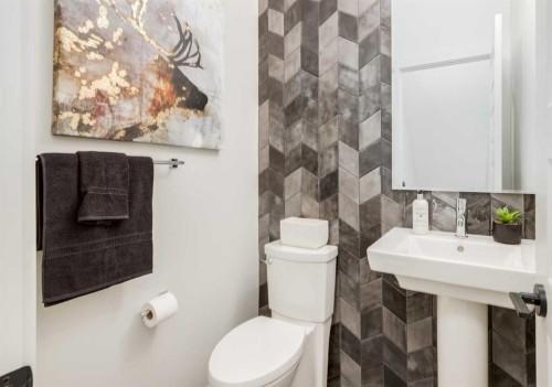 320 Edgefield Close, Strathmore, AB - Indoor Photo Showing Bathroom