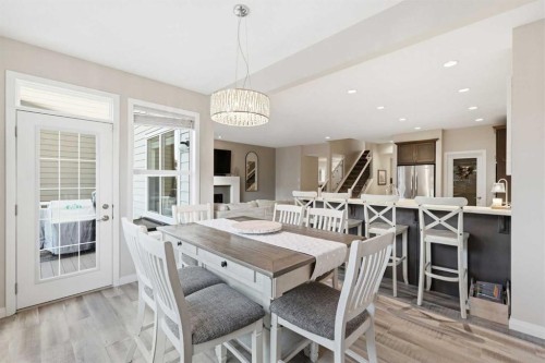 10 Riviera Place, Cochrane, AB - Indoor Photo Showing Dining Room