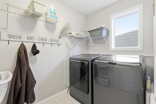 10 Riviera Place, Cochrane, AB - Indoor Photo Showing Laundry Room
