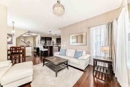 301 Kincora Glen Rise Nw, Calgary, AB - Indoor Photo Showing Living Room