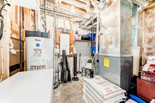 217 Masters Road Se, Calgary, AB - Indoor Photo Showing Basement