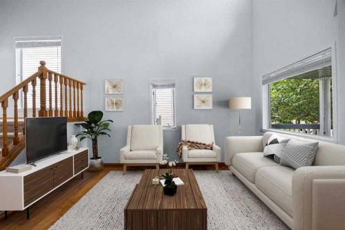 240 Arbour Ridge Way Nw, Calgary, AB - Indoor Photo Showing Living Room