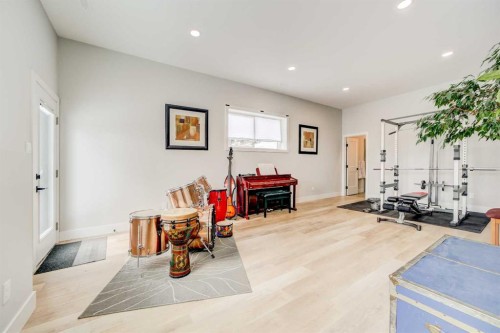 39 Kananaskis Way, Coleman, AB - Indoor Photo Showing Gym Room