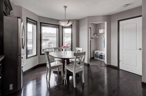 58 Elgin Meadows Gardens Se, Calgary, AB - Indoor Photo Showing Dining Room