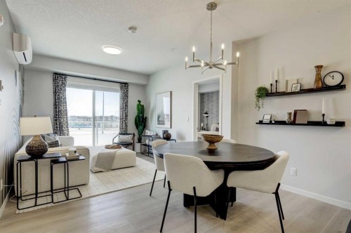 2111-20295 Seton Way Se, Calgary, AB - Indoor Photo Showing Dining Room
