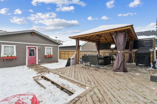 339 Fireside Place, Cochrane, AB - Outdoor With Deck Patio Veranda With Exterior
