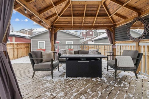 339 Fireside Place, Cochrane, AB - Outdoor With Deck Patio Veranda With Exterior
