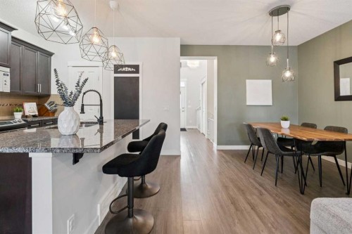 339 Fireside Place, Cochrane, AB - Indoor Photo Showing Dining Room