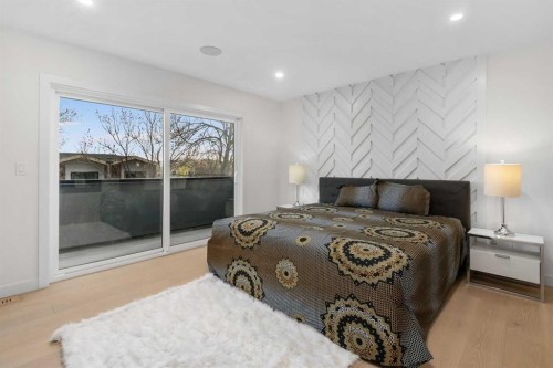 3719 14A Street Sw, Calgary, AB - Indoor Photo Showing Bedroom