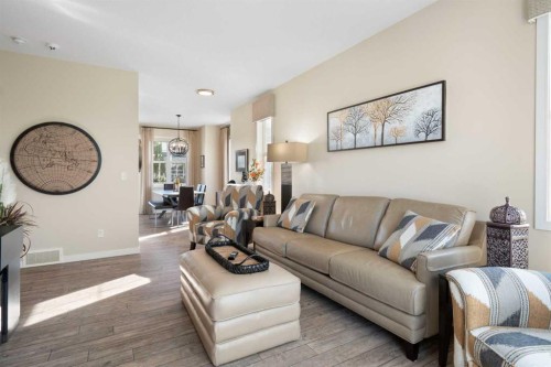 263 Mahogany Way Se, Calgary, AB - Indoor Photo Showing Living Room