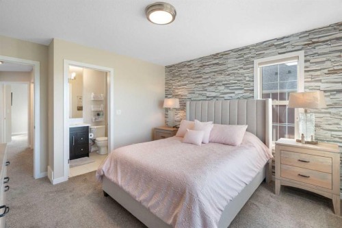 263 Mahogany Way Se, Calgary, AB - Indoor Photo Showing Bedroom