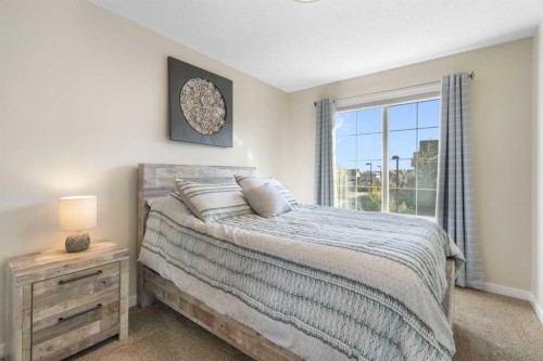263 Mahogany Way Se, Calgary, AB - Indoor Photo Showing Bedroom