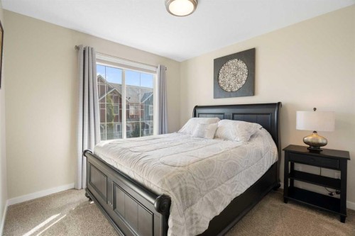 263 Mahogany Way Se, Calgary, AB - Indoor Photo Showing Bedroom