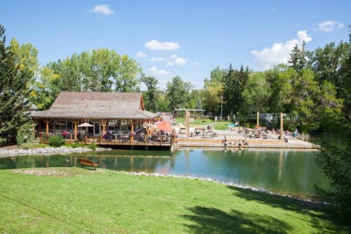 6428 33 Avenue Nw, Calgary, AB - Outdoor With Body Of Water With Deck Patio Veranda