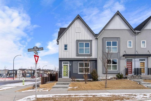 78 Livingston Gate Ne, Calgary, AB - Outdoor With Facade