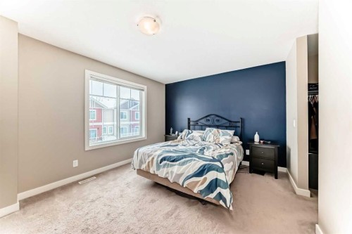 5 Redstone Circle Ne, Calgary, AB - Indoor Photo Showing Bedroom