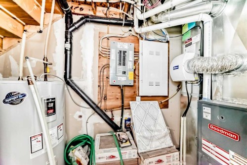 5 Redstone Circle Ne, Calgary, AB - Indoor Photo Showing Basement